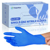 100 Pcs Disposable Nitrile Gloves, Latex-Free & Powder-Free Non-Sterile Food Safe Cleaning Glove